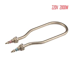 2KW 220V Bottle Shape Electric Heat Pipe for Insulation Barrels 8mm Stainless Steel 304 Heating Tube for Radiator Heats