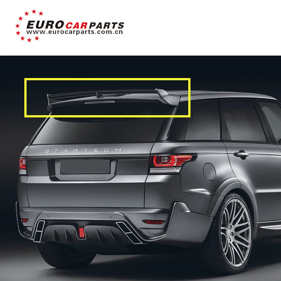 RR sport STARTECH style  rear wing roof spoiler PP material 2014 2015 2016 2017 year