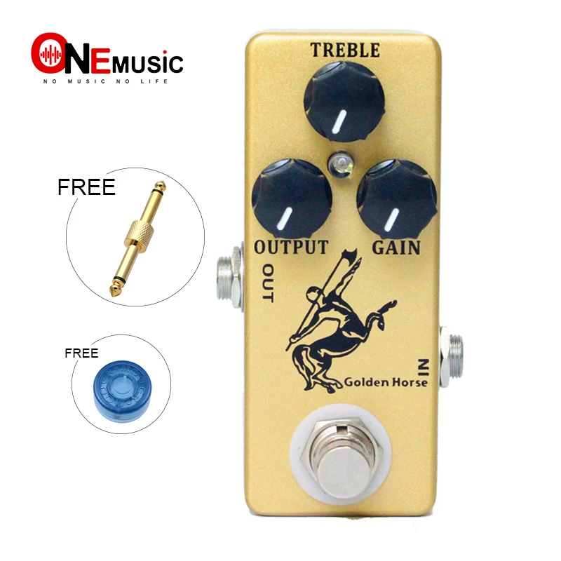 

MOSKY Golden Horse Guitar Pedal Overdrive Guitar Effect Pedal Full Metal Shell True Bypass Guitar Parts & Accessories