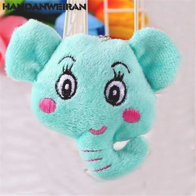 1PCS Mini Plush Elephant Toys Cute Soft Stuffed Elephants Toy Small Pendant Activity Gifts For Kids Girlfriend Hot 10CM