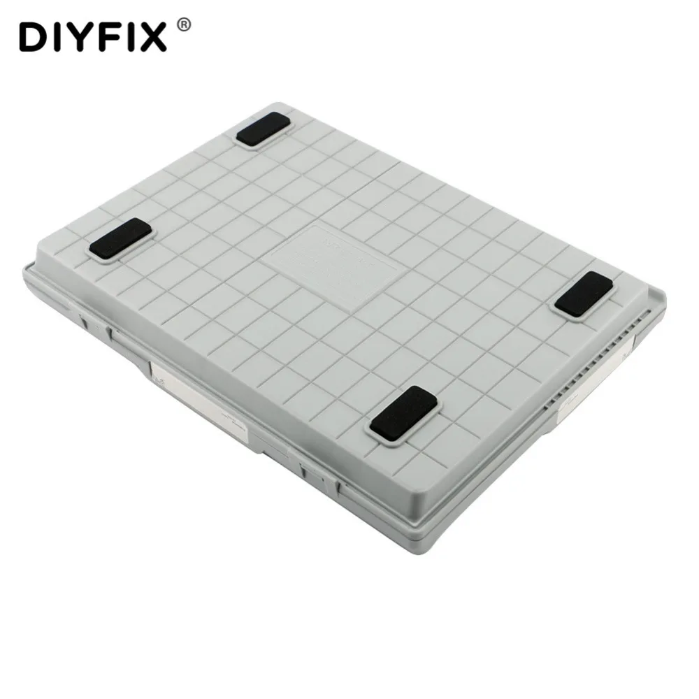 DIYFIX-carcasa SMD SMT IC, condensador de resistencia, caja de almacenamiento electrónico, organizadores ESD, componentes de precisión segura, cajas