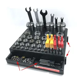 Collet wrench Storage Case  Hard Plastic box for collecting inserts