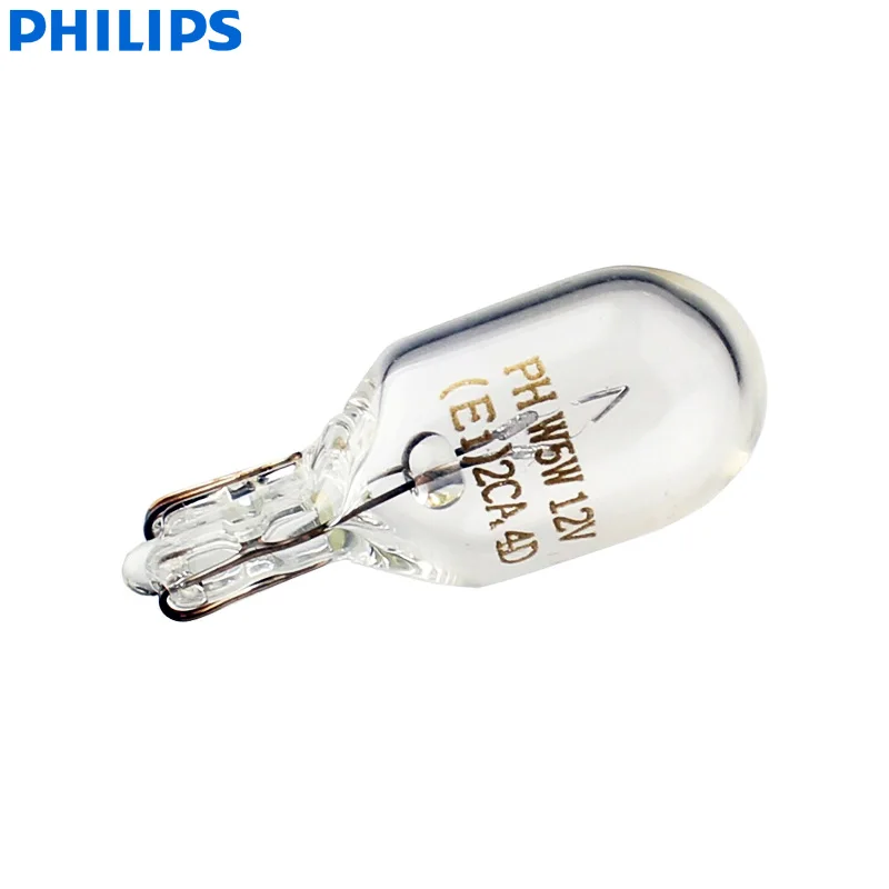 Philips Vision W5W T10 12961CP 5W Standard Car Interior Light Original Signal Lamps Door Light Reading Light Wholesale 10pcs