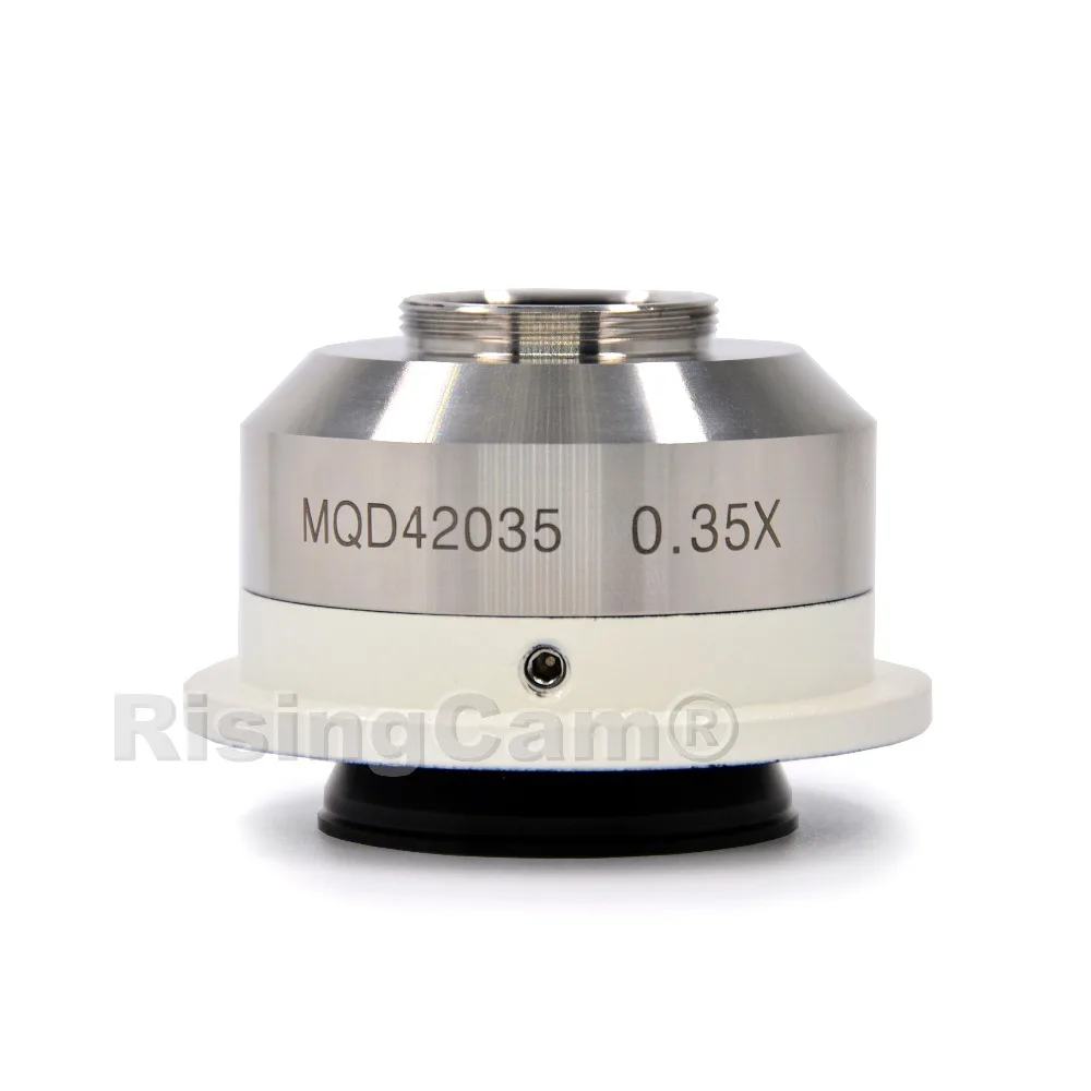 Fokussierbarer 0,35X Mikroskopkamera-C-Mount-Adapter, kompatibel mit Nikon Trinokularmikroskop – Detail 4
