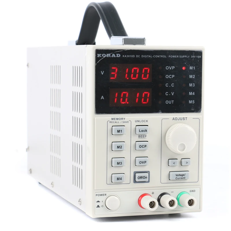 KA3010D Programmable Laboratory Variable Adjustable 30V 10A 5A 0.01V 0.001A Linear DC Power Supply Digital Regulated Lab Grade