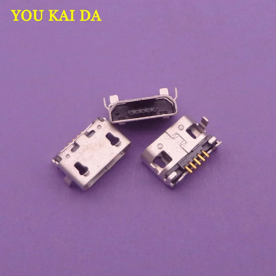 5-100Pcs Micro 5Pin 5Feet DC USB Charging Connector Port Dock For Lenovo A7600 A7600H A788T S930 A656 A370 S390 A388T A3000-H