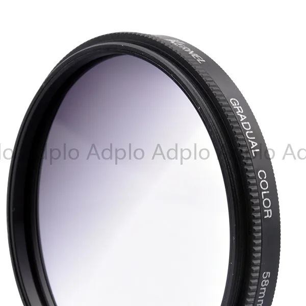 55 мм нейтральная плотность Градуированный Серый цветной фильтр объектива для DSLR-камер