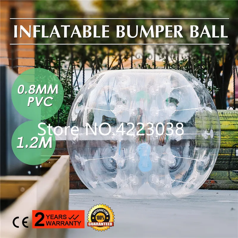 จัดส่งฟรี Air Bubble ฟุตบอล Zorb Ball 0.8 มม.100% PVC 1.5M Air กันชนผู้ใหญ่ Inflatable Bubble ฟุตบอล