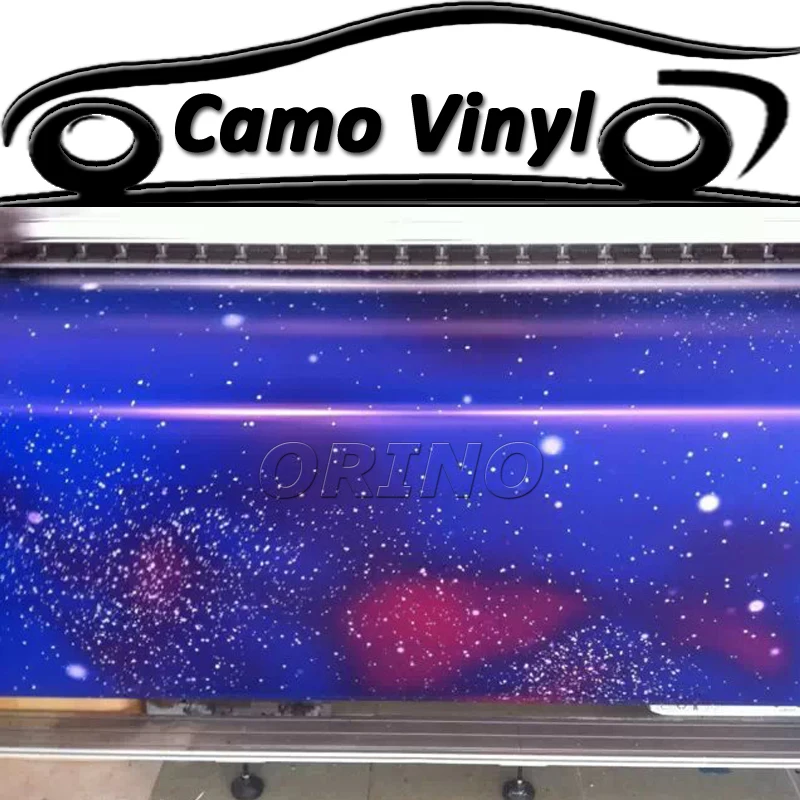 

New Arrivals Car Styling Starry Galaxy Wrap Vinyl Sticker Galaxy Star Wrapping With Air Bubble Free Glossy Finish