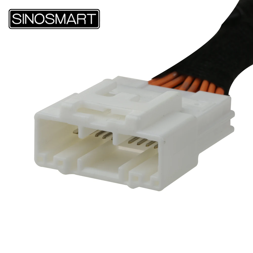 SINOSMART C20 20-PIN Connection Harness for Mazda 3 Hatchback ATENZA Reversing Camera to OEM Monitor without Damaging Wiring