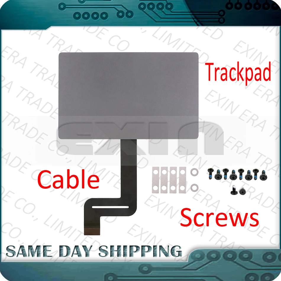 New 2022 for MacBook Pro Retina 13 M2 A2338 Trackpad Touchpad Force Touch Pad Flex Cable with Screws  (EMC 8162)