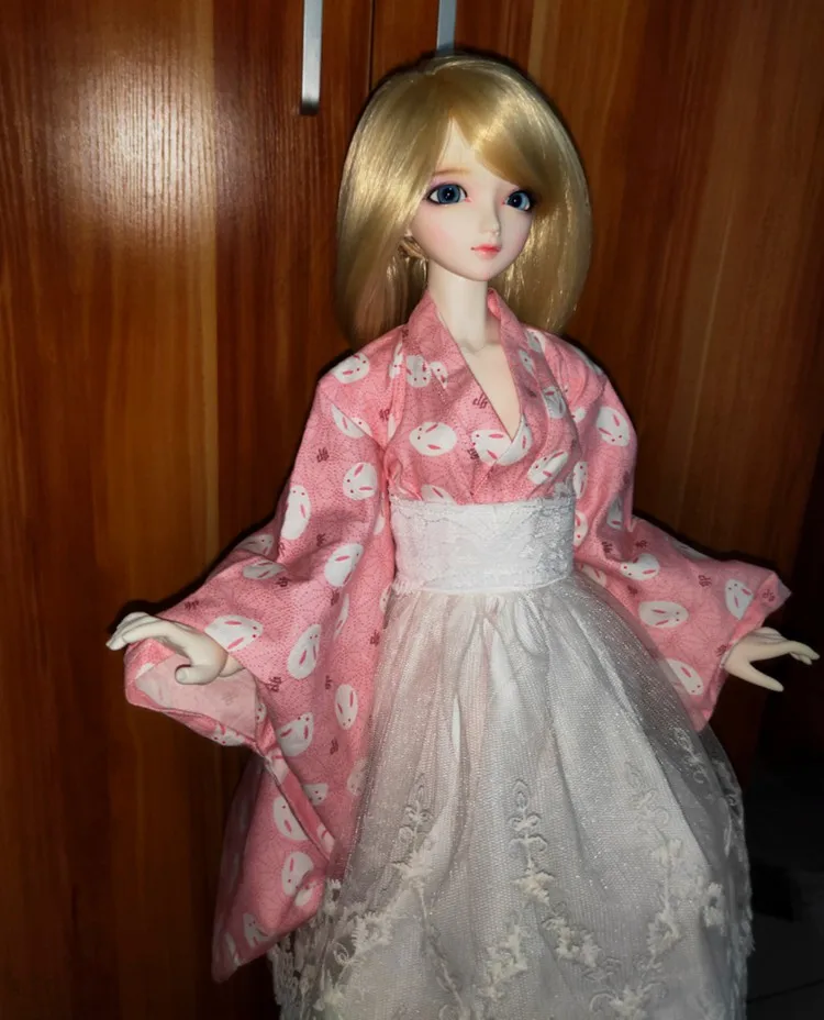 

1/6 1/4 1/3 scale BJD Japanese yukata kimono with skirt accessories for BJD/SD doll,Not included doll,shoes,wig and other A0309