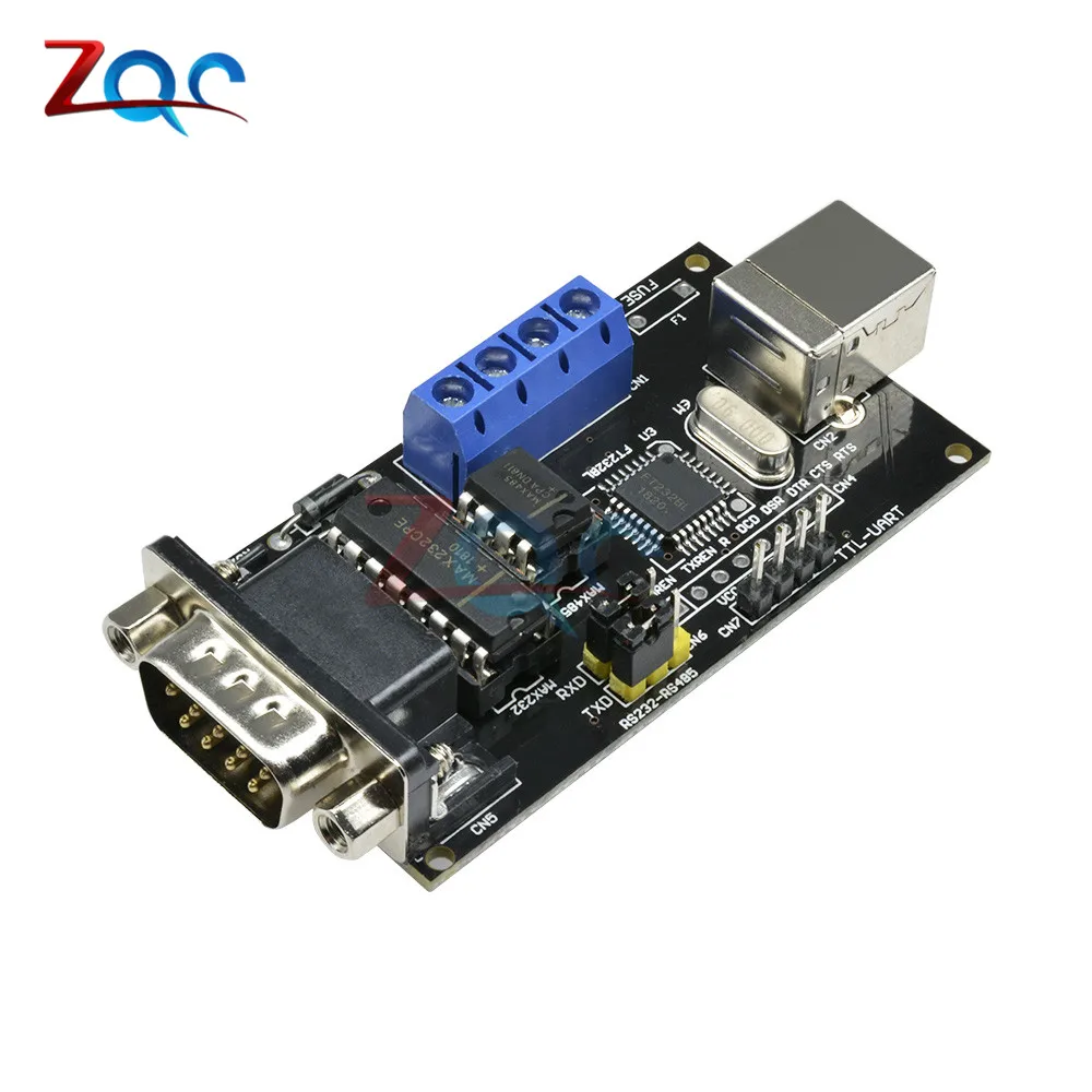 FT232BM FT232BL DB9 RS485 RS232 Padrão USB para Serial TTL UART FTDI Conversor Adaptador Controlador Módulo Board Para Arduino