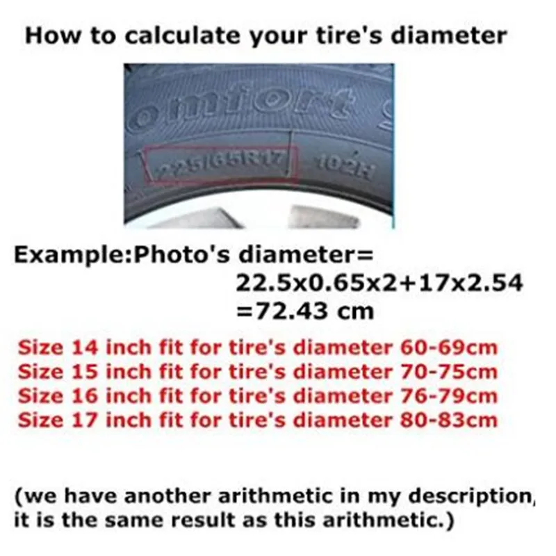1 قطعة سيارة 14 "15" 16 "17" بوصة بولي كلوريد الفينيل الجلود غطاء الإطارات الاحتياطية حامي حقيبة الحقيبة ل جيب لاند روفر هامر اكسسوارات السيارات #5