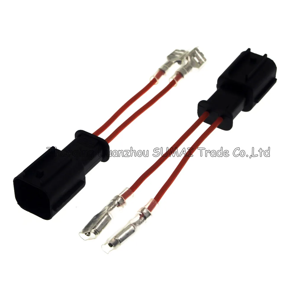 2Pin horn adapter,Auto speaker connector,horn plug,2 Pin Car electrical modified for Buick Excelle, Chevrolet,BYD F6,chery etc.