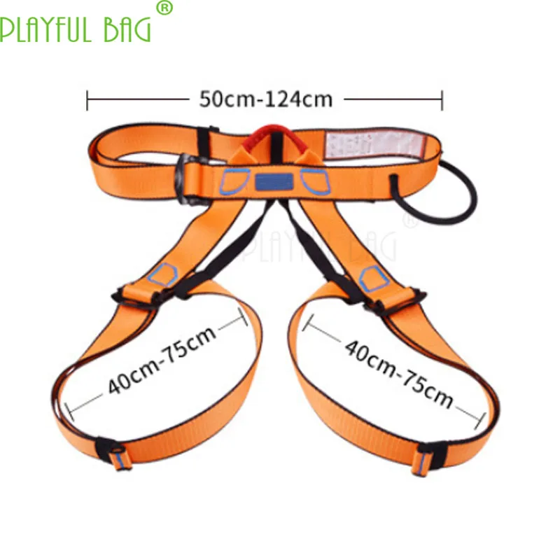 

Outdoor rock climbing seat belt speed-down equipment half-height safety belt insurance seat belt safety pants ZL42