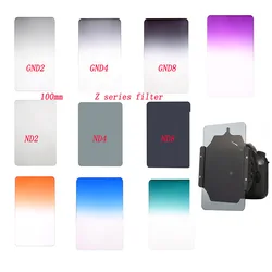 Foleto Z series Square Filter 100mm*145mm Graduated ND2 4 8 Red Blue Orange  Neutral Density for Lee Cokin Z series Pro Holder