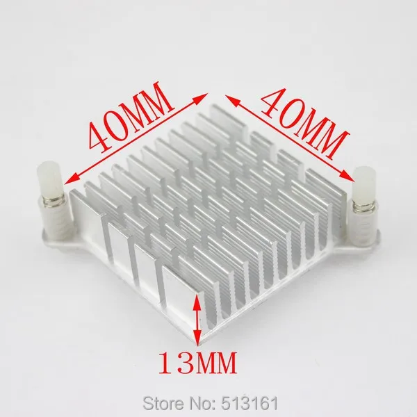 5 Pieces / Lot Northbridge Heat sink Mini IC Cooling Aluminum 40*40*13mm Cooler Heatsink