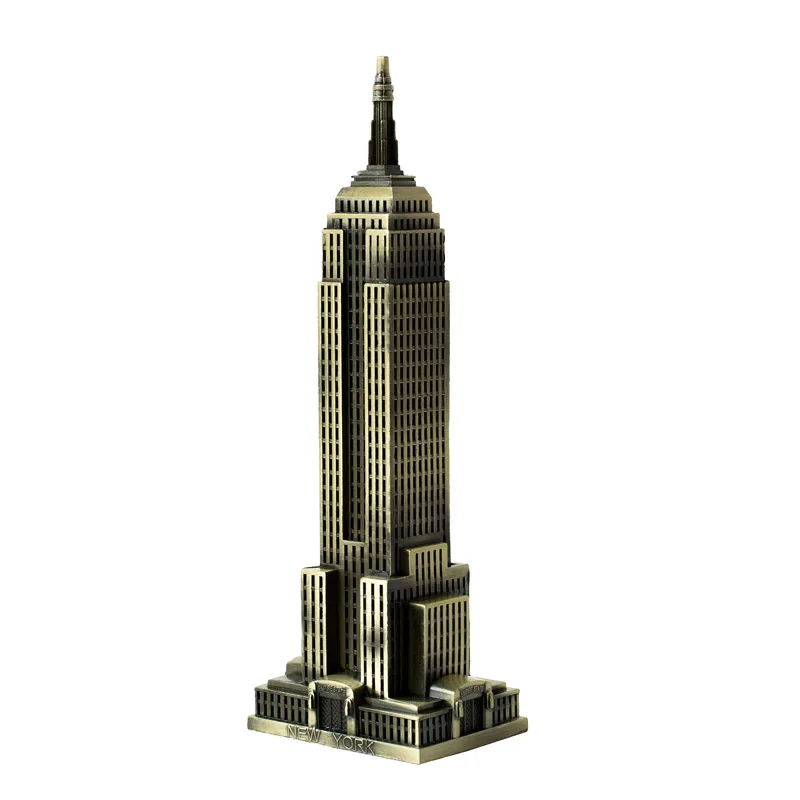 The famous New York The Empire State Building building landmark tourism souvenir gift model metal ornaments