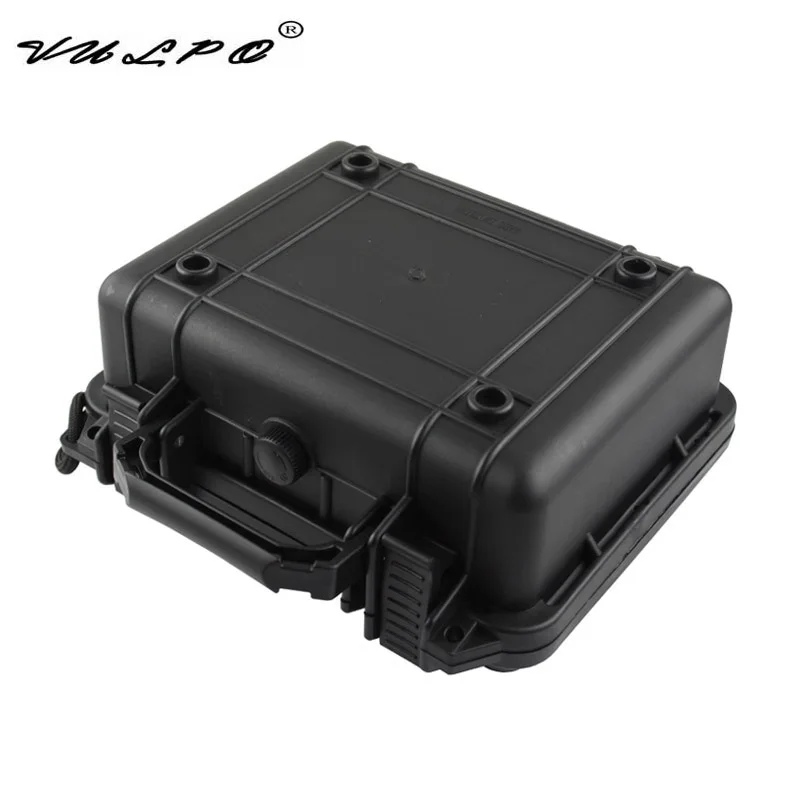 VULPO Tactical ABS Hard Pistol Storage Case Gun Case Padded Hunting Accessories Gun Carry Box