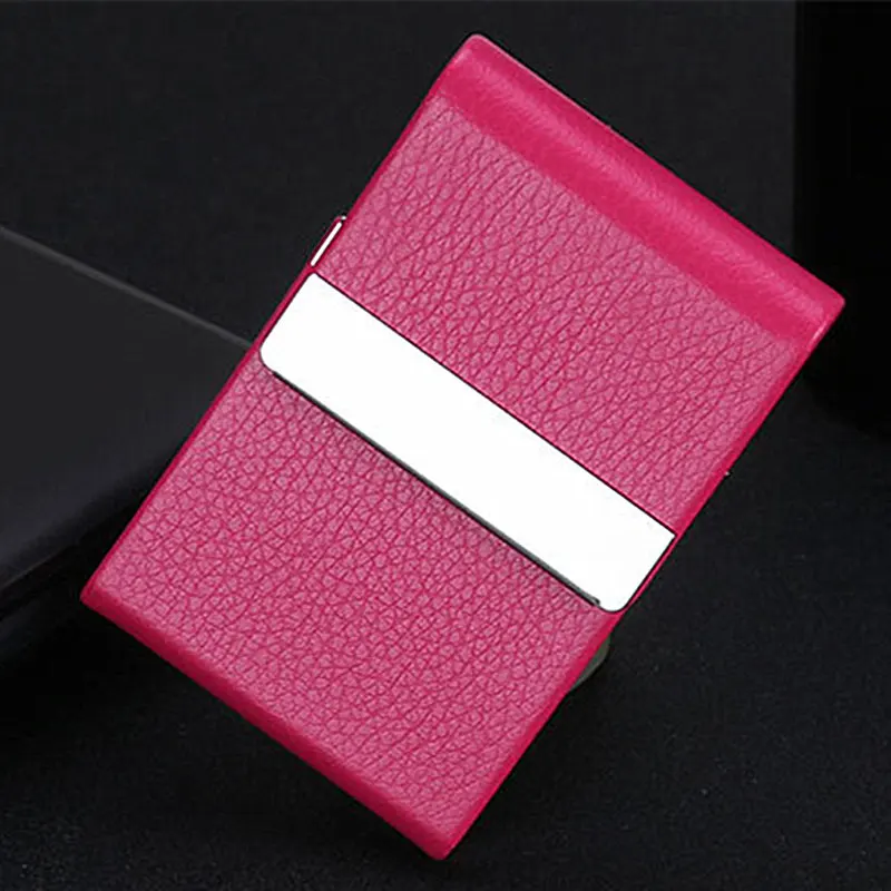 ZOVYVOL 2024 RFID ID Credit Card Holder Creative Metal Wallet Leather Business Card Holder Women Men Slim Name Card Case&
