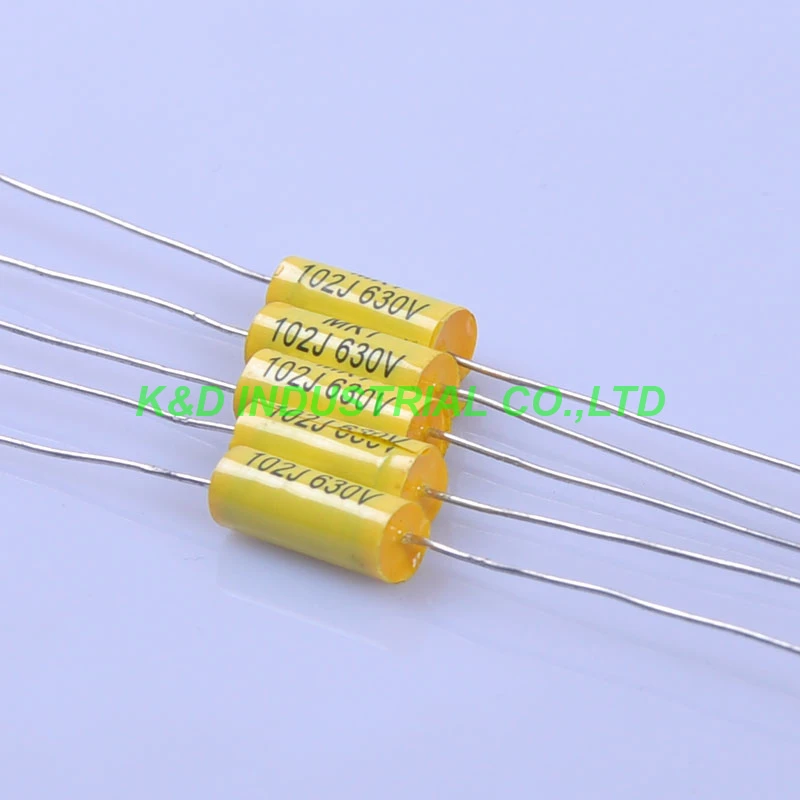 10 шт. трубчатый MKT поли конденсатор осевой 0,001 мкФ 102 630 в для гитары