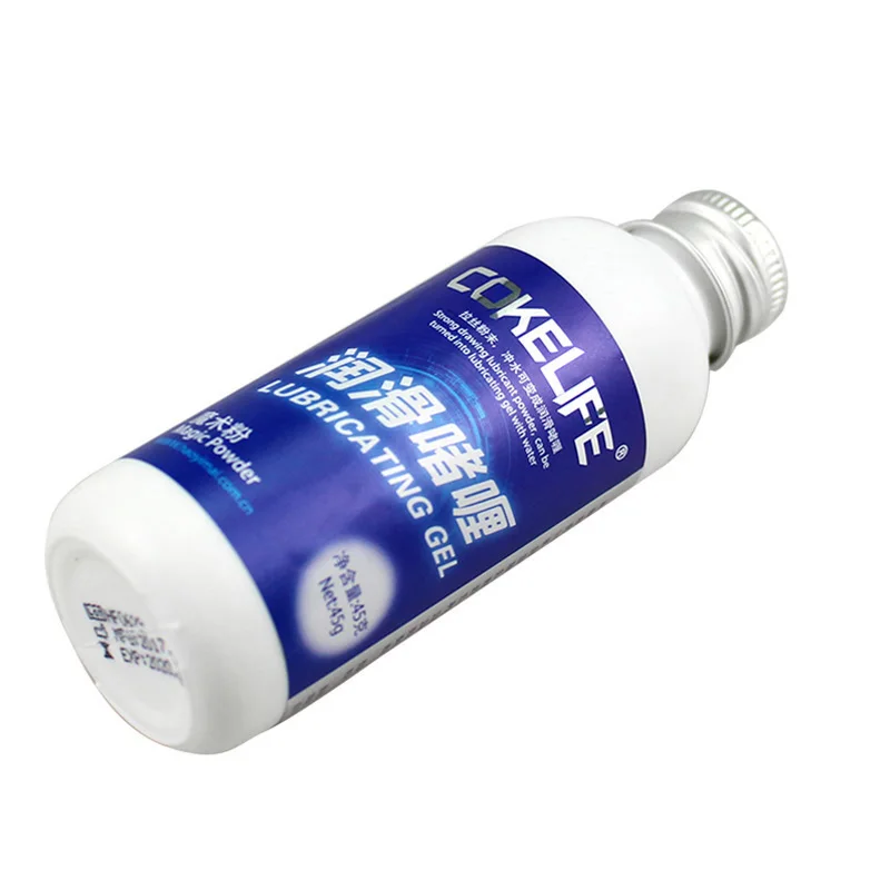 COKELIFE Powder Lubricant Mixed Using With Water Oil for Vaginal Breast Anal Sex Lubrication Magic Lube Water Base Grease Gel