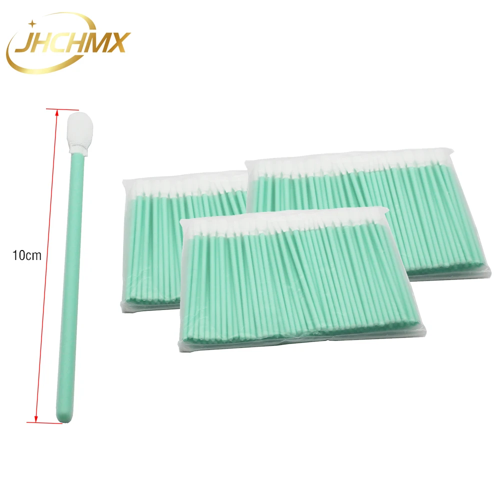 JHCHMX 500 Pcs Laser Protection Lens Cotton Cleaning Swabs Laser Focus Lens Wipe Cotton Swab For Fiber Laser Protective Windows