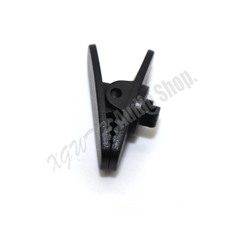 Replacement 10pcs Black White Clip Tie clips For Sennheiser ME4 Lavalier Microphone Lavel Mic and CX IE Earphone