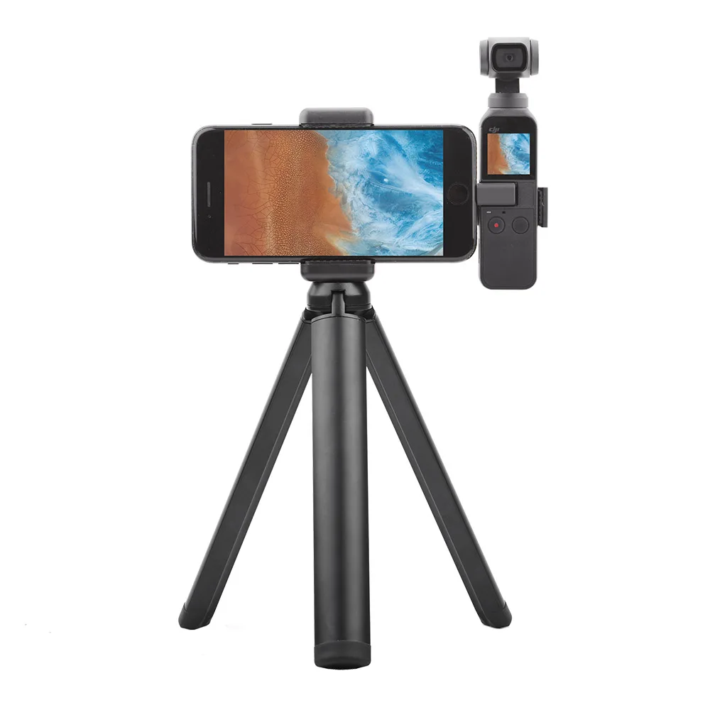 Phone Securing Clip Bracket Support stand Plastic Material with Metal Tripod Handheld Gimbal Accessories for DJI Osmo Pocket 2