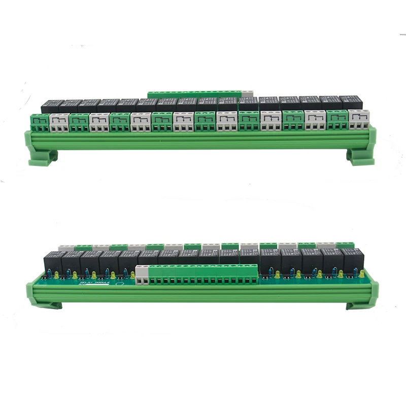 16 Channel T73 Interface Relay Module 24VDC DIN Rail Panel Mount