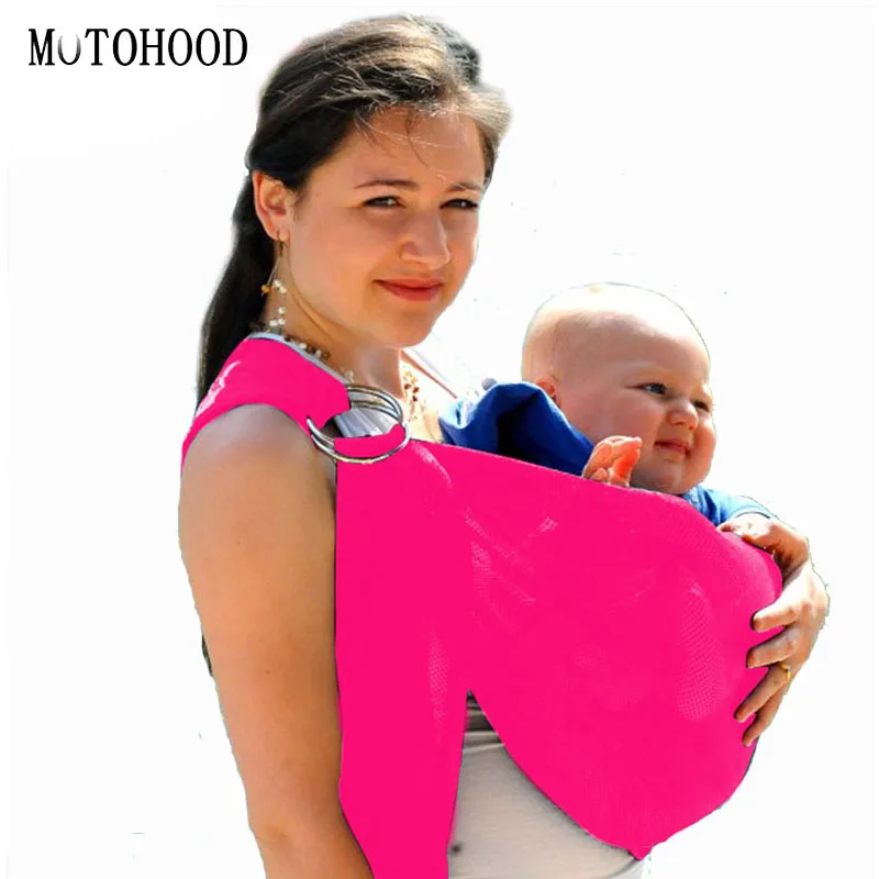 MOTOHOOD Saddle Baby Backpack Water Beach Baby Sling Metal Ring Carrier Newborn Baby Wrap Water Sling Carrier Infant Kangaroo