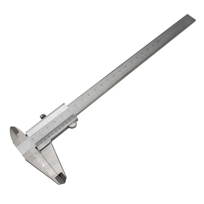 

1pcs 200mm Stainless Steel Vernier Caliper Slide Gauge Micrometer Measurement Calliper Metric Range 0-200mm 0-8in 0.02mm