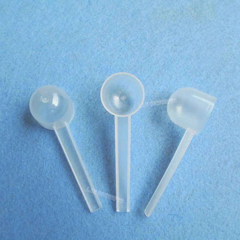 5gram / 10ML Plastic Measuring Scoop 5g PP Spoon for medical milk powder Liquid - transparent 200pcs/lot free shipping