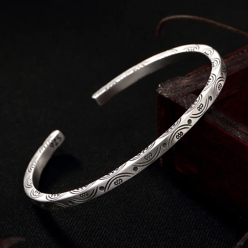simple thai silver 925 bangle 1