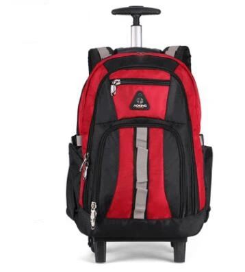 Travel Rolling Luggage bag for men  travel trolley backpack for business cabin size  wheeled backpack bags on wheels Baggage bag