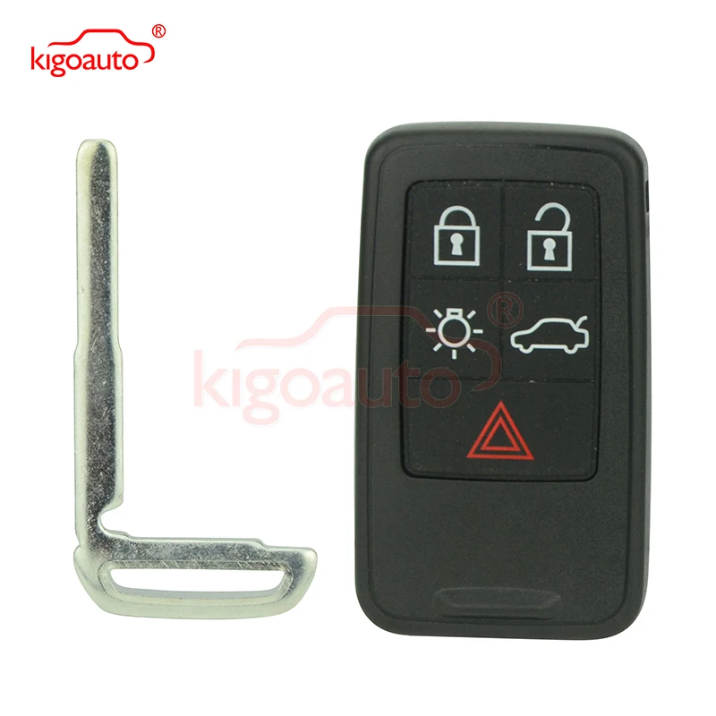 Kigoauto KR55WK49264 Smart key 434Mhz 5 button for Volvo 2007 2008 2009 2010 2011 XC70 V70 XC60 S80 S60