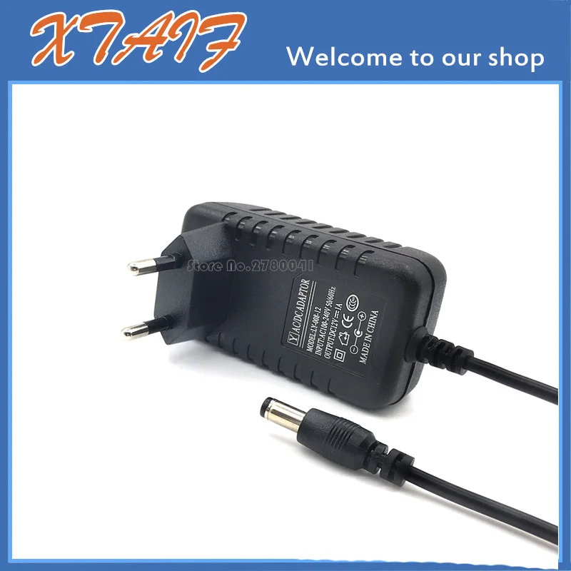 Envío gratuito, adaptador convertidor AC 100V-240V DC 12V 1A 12V1A 1000mA, fuente de alimentación, enchufe UE/EE. UU./AU/Reino Unido DC 5,5mm x 2,1-2,5mm