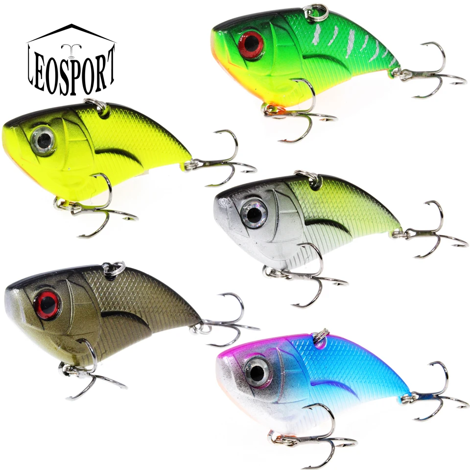 Fishing-Lure VIB Hard-Bait Diving 14g Winter with Lead-Inside Swivel-Jig Wobbler Ice