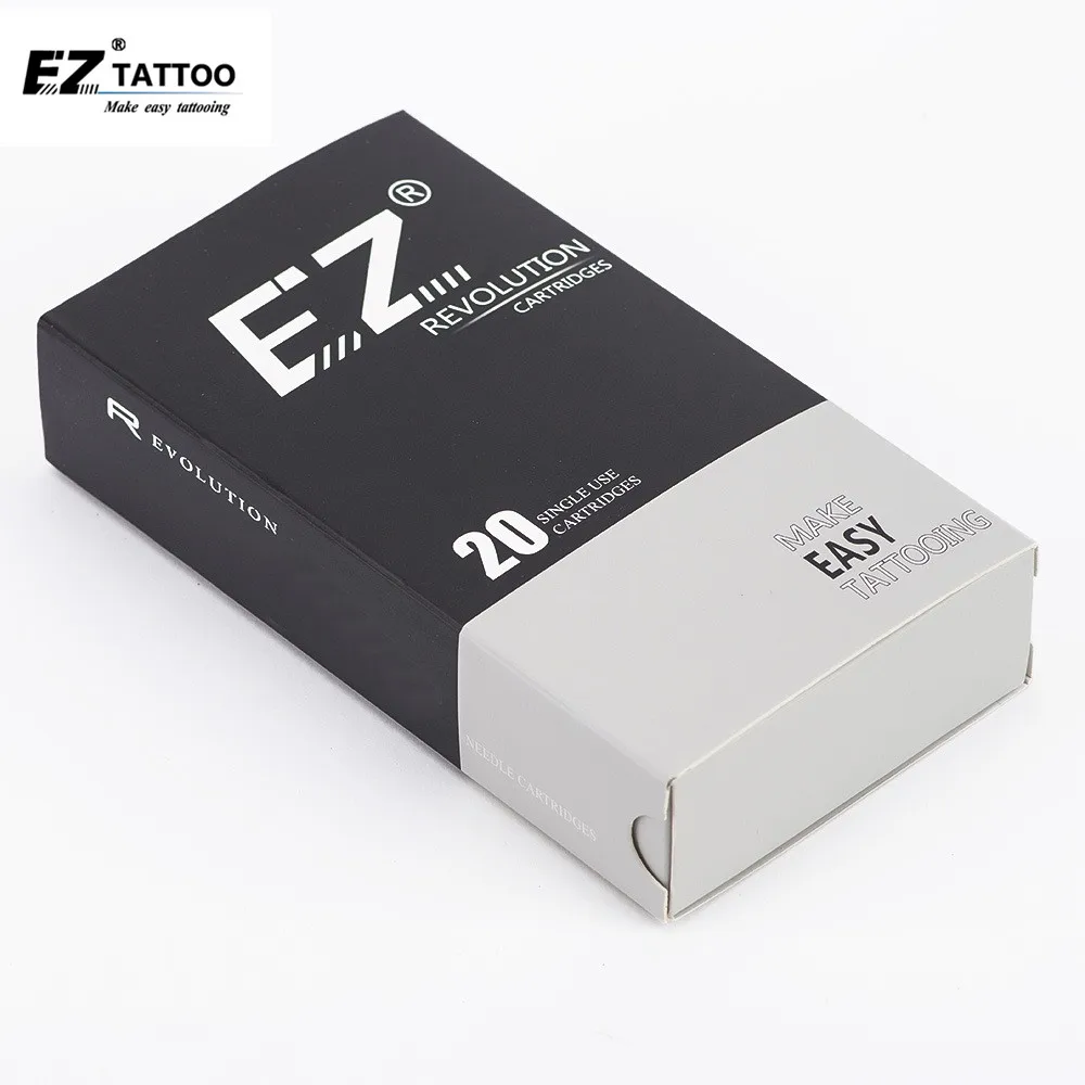 RC1001RL EZ Tattoo Needles Revolution Cartridge Round Liner Sterilized #10 0.30 mm for Tattoo&Micro Permanent Makeup Eyebrows