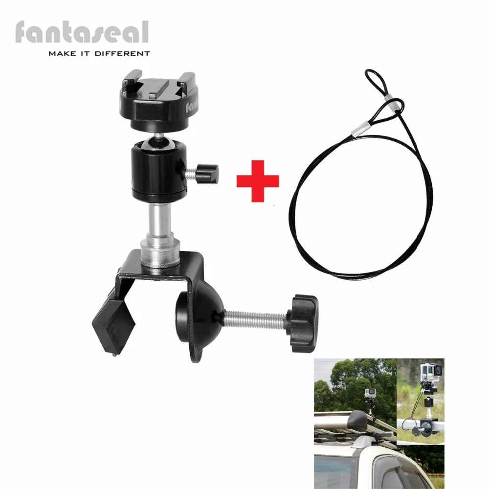 Fantaseal Action Trail Hunting Camera Car Mount Vehicle Rack Clamp Roll Bar Car Mount for GoPro Garmin Virb Sjcam Xiaomi Yi Sony