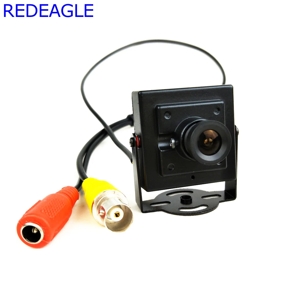 Minicámara de seguridad analógica 700TVL CMOS con cable, Micro CCTV, lente de 3,6 MM, cuerpo de Metal, uso en interiores