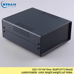 Electrical junction instrument box Iron box for electronics project housing diy iron control switch case 170*150*70mm