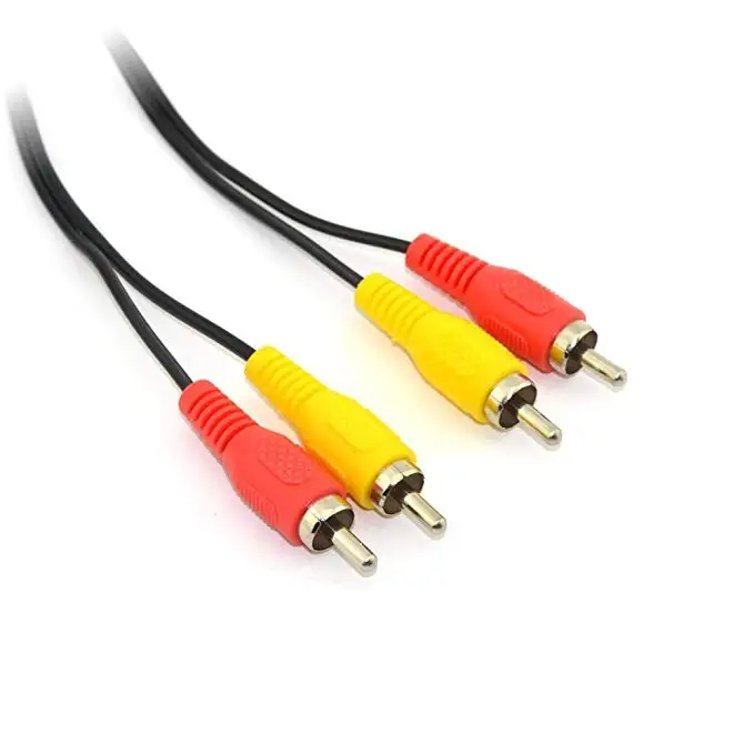 Ruitroliker 1.8M Audio Video 2 Tines AV Video Composito Cable Cables for NES System