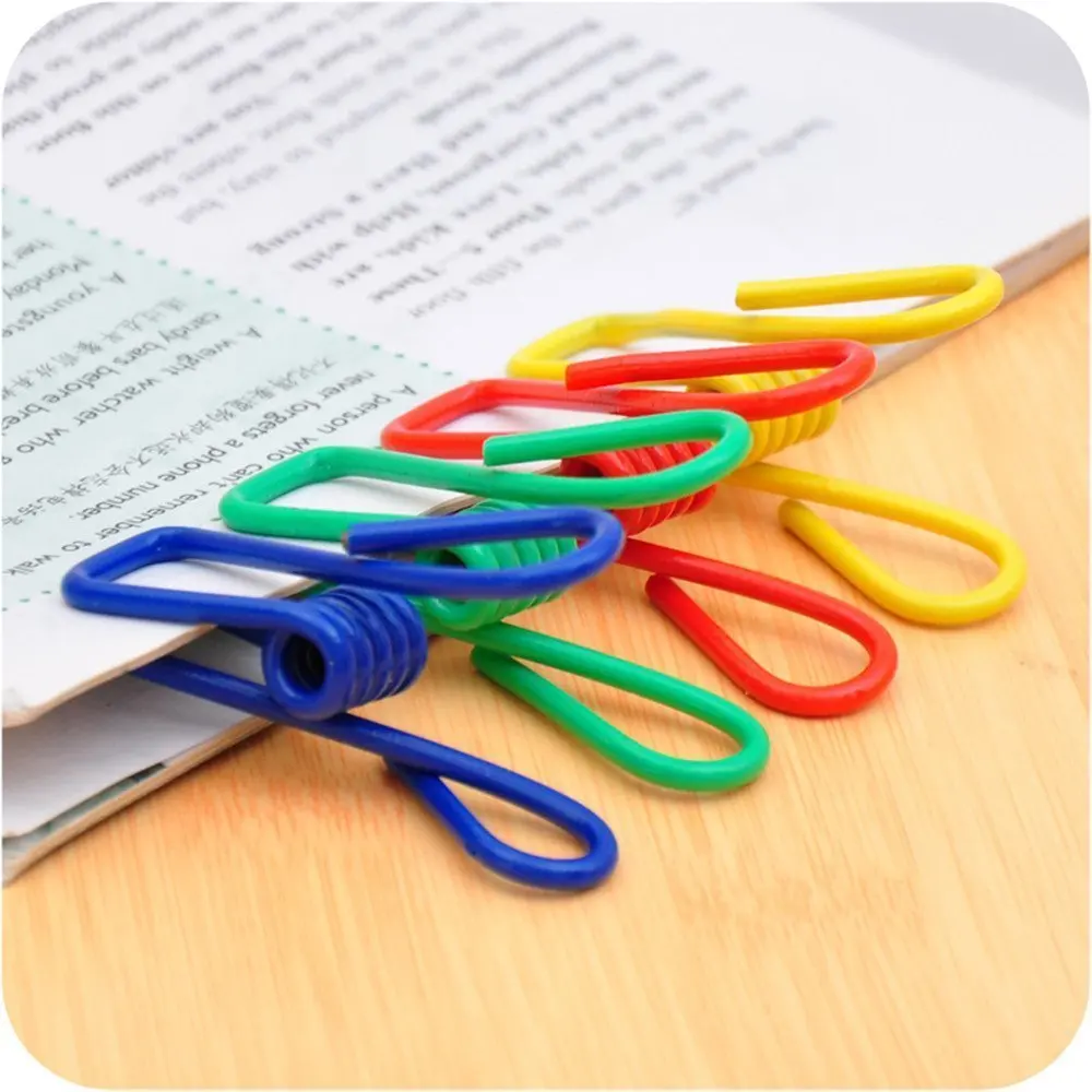 25pcs Multi-purpose Colorful Metal Clips Holders,Multi-purpose Clothesline Utility Clips (25pcs assorted colors)