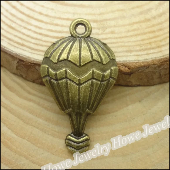 

50 pcs Vintage Charms Hot Air Balloon Pendant Antique bronze Fit Bracelets Necklace DIY Metal Jewelry Making