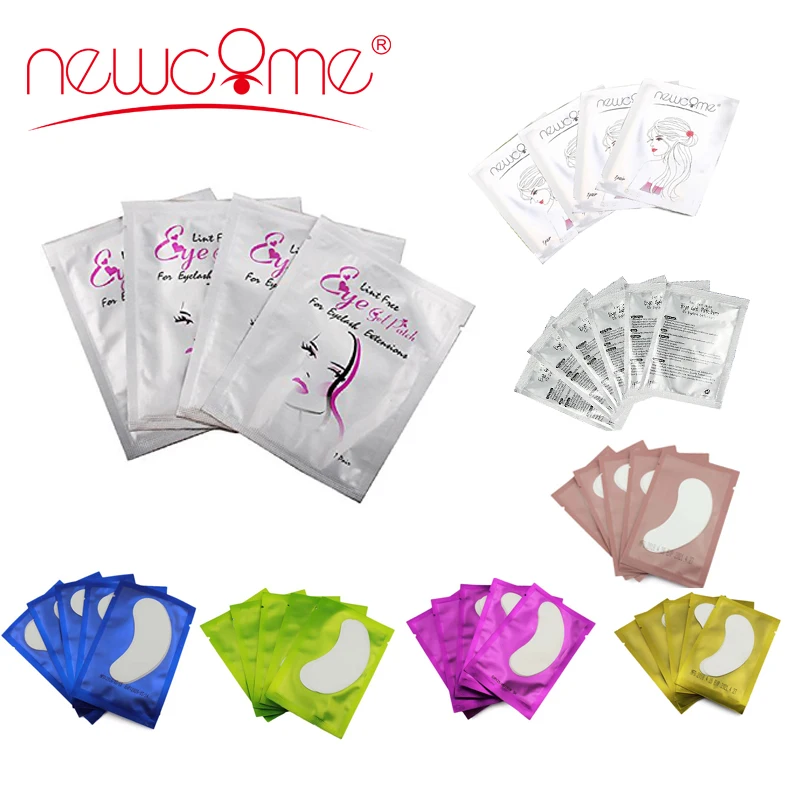 

50Pairs/Pack Lint Free Sticker Wraps Eyelash Pads Eyelash Extension Paper Patches Eye Tips for Professional Make Up Tools