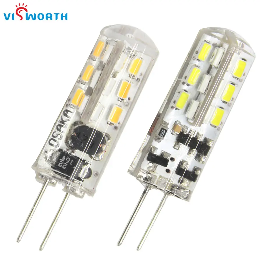 G4 LED Chandelier Lamps AC DC 12V SMD3014 3W Led Light 360 Degree Corn Bulb Warm Cold white Corn Light Replace Halogen Lamps