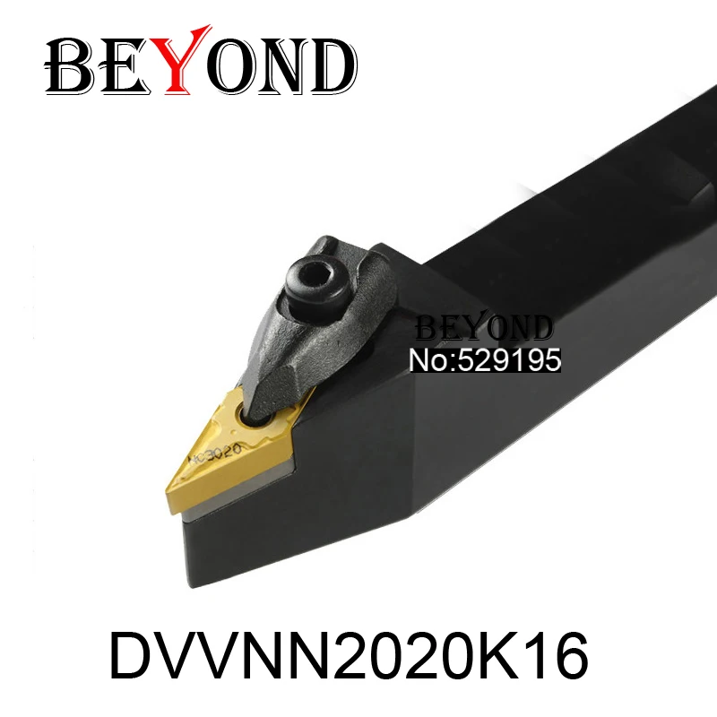 DVVNN2020K16 DVVNN 20mm External Turning Tool Holder D-type CNC Boring Bar with 10pcs/box VNMG160404 VNMG Lathe Cutter Tools