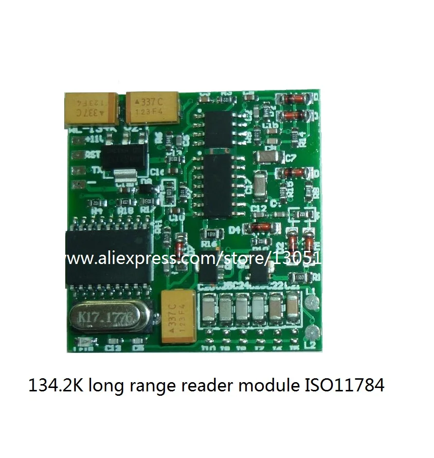 

134.2K Long Range RFID Module FDX-B ISO11784 EM4305 HT256 Card Reader